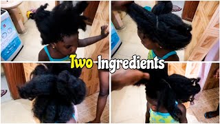 ? ONLY THESE TWO INGREDIENTS AND YOUR HAIR WILL GROW LIKE CRAZY