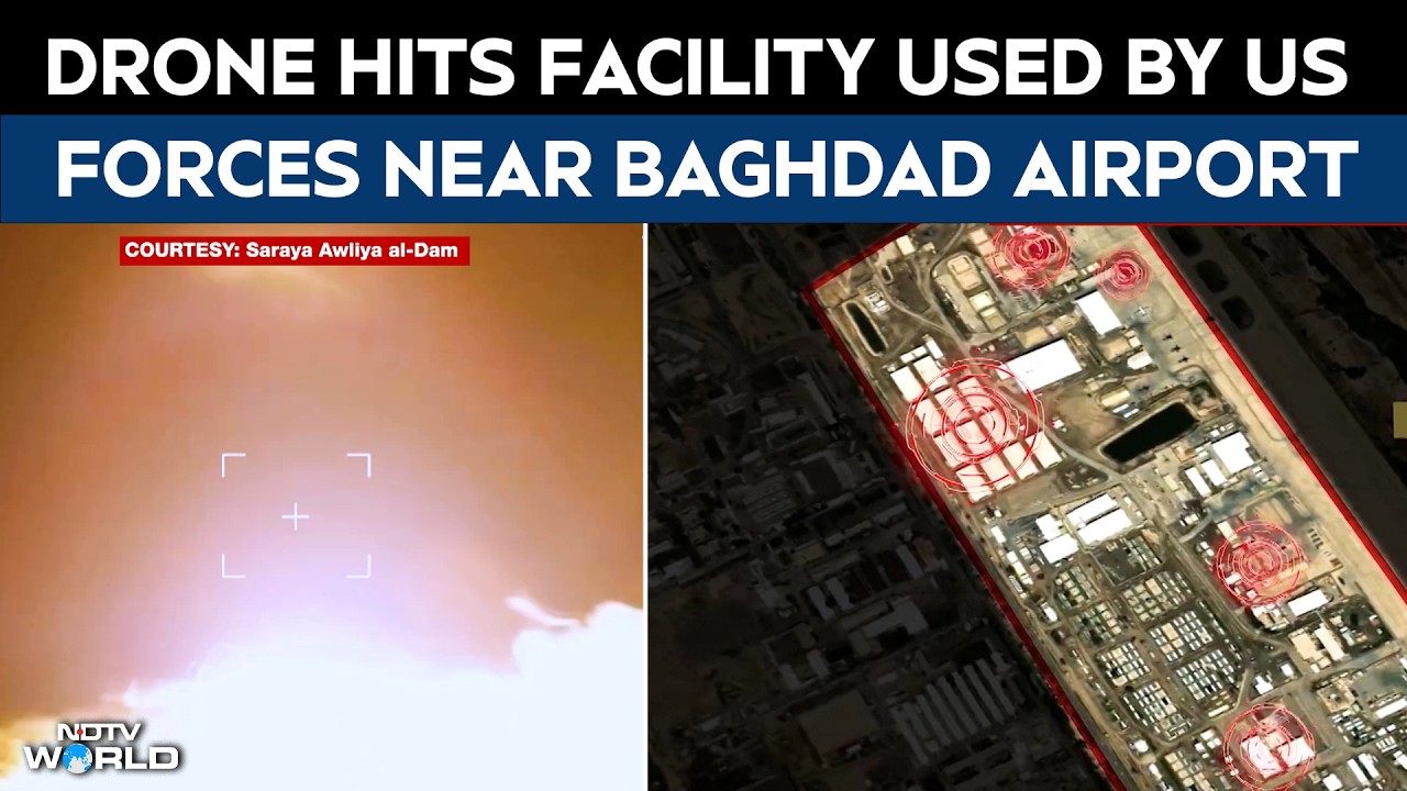 US Iran War Updates | Drone Strike Targets Facility Used By US Forces Near Baghdad Airport