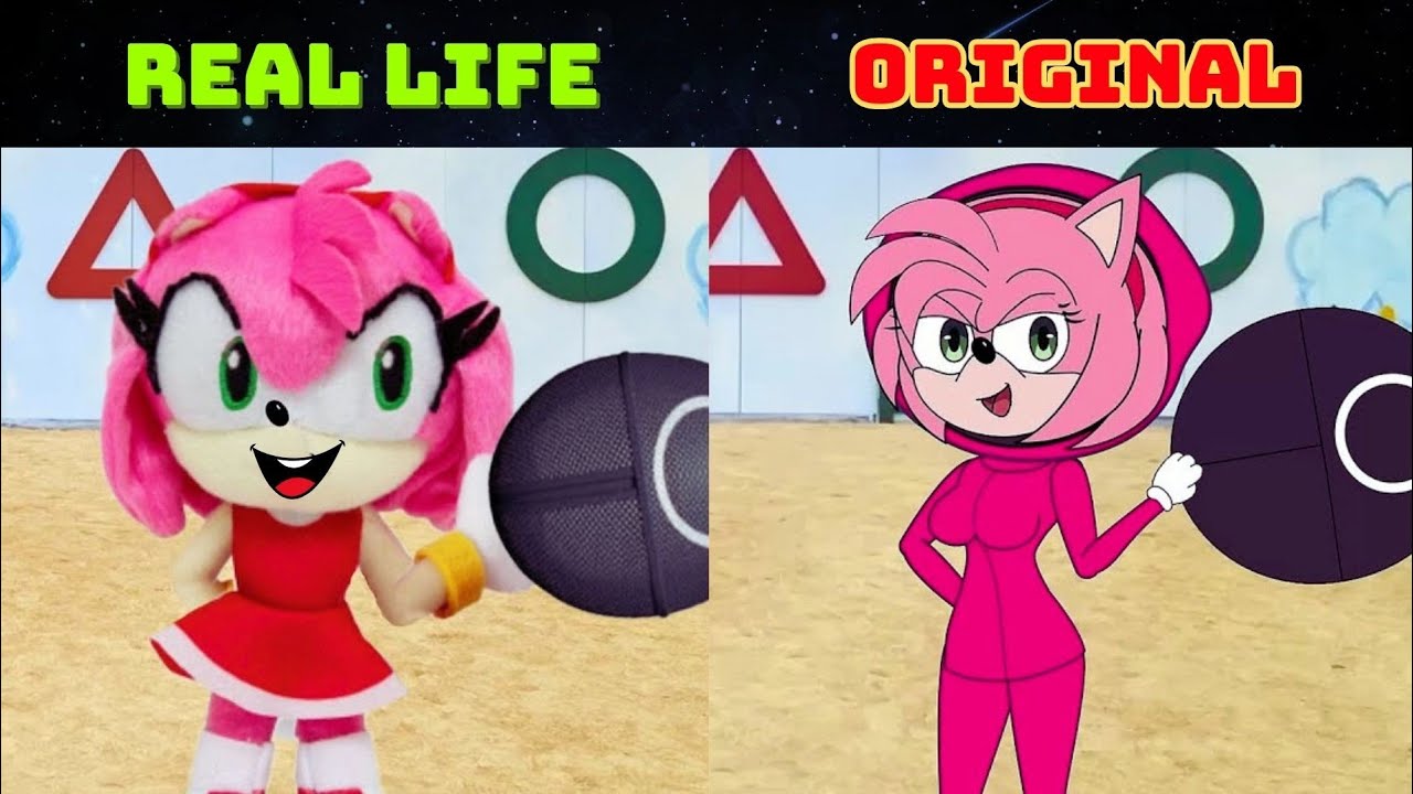 Can Amy Win The Game ? - Sonic The Hedgehog 3 Animation | Sonic Original vs Plush Toys