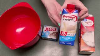 Low Carb ~ High Protein ~ Chocolate Pudding