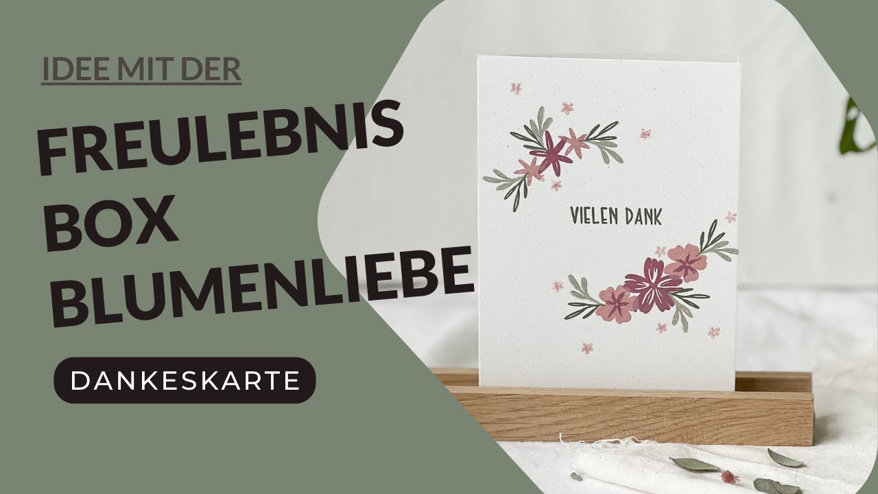 Kreative Dankeskarten: Mit unserem Stempel-Set Blumenliebe zum individuellen Design