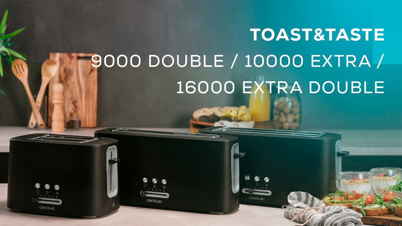 Toasters Toast&Taste 9000 Double, 10000 Extra & 16000 Extra Double 