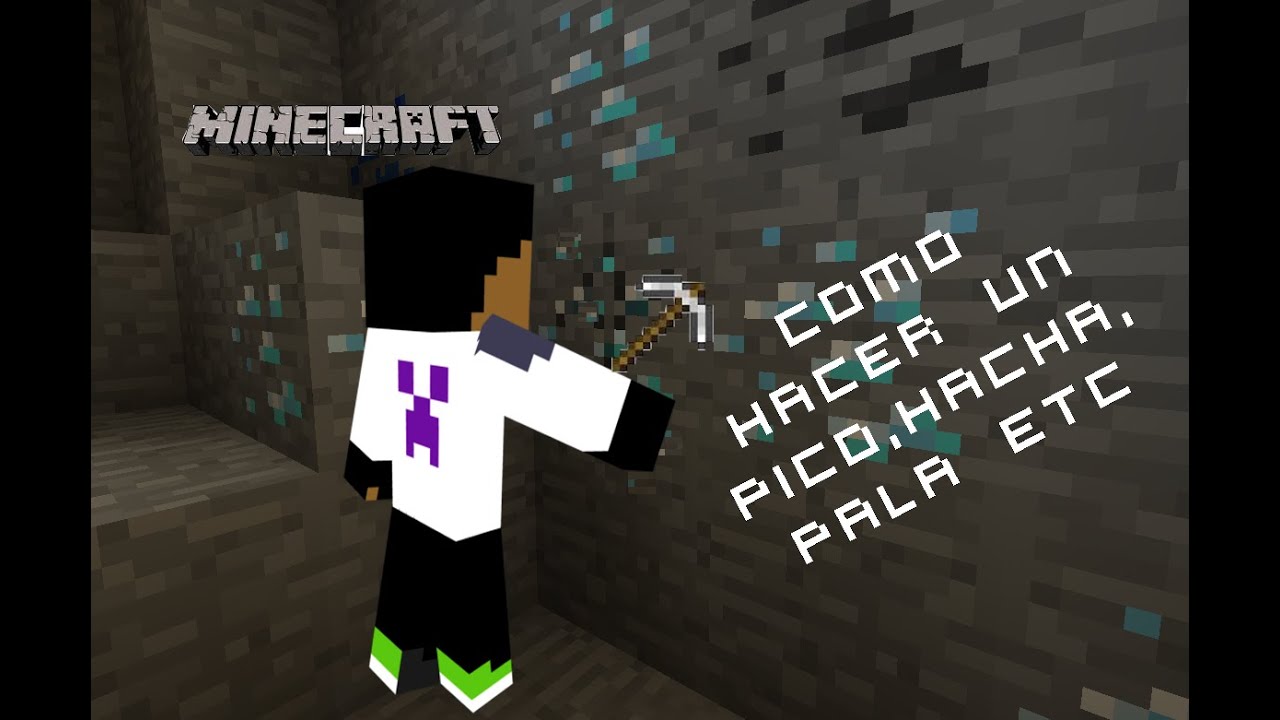 Como Hacer Un Hacha En Minecraft