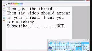 Proboards: YouTube Videos on posts. How To