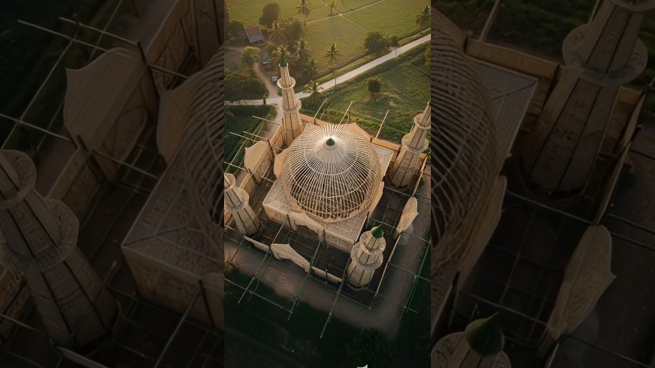 World’s First Bamboo Mosque | Nature Meets Islam 