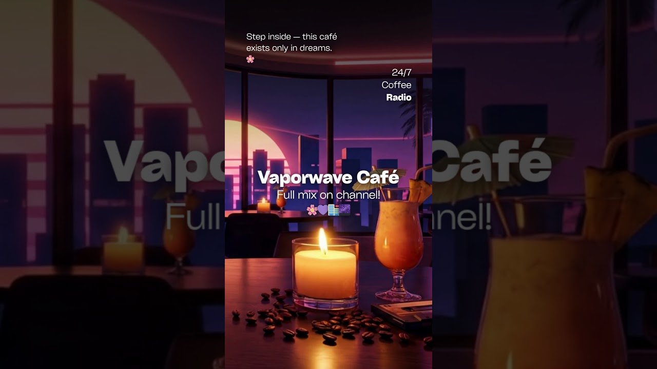 Vaporwave Caf | Ritmoworks  | 2H Mix | Aesthetic Vaporwave Dreamy Coffee  Shop Vibes - YouTube