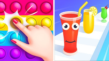 ✅ Pop Us 🆚 Juice Run | All Levels Gameplay  iOS, Android Update Pro Walkthrough  Mobile Game