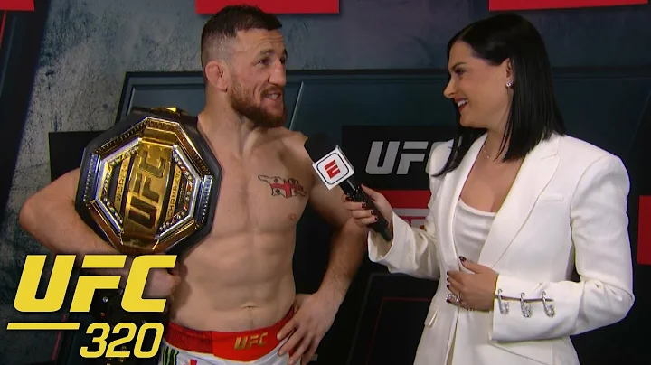 Merab Dvalishvili says he was having a lot of fun vs. Cory Sandhagen at UFC 320 | ESPN MMA