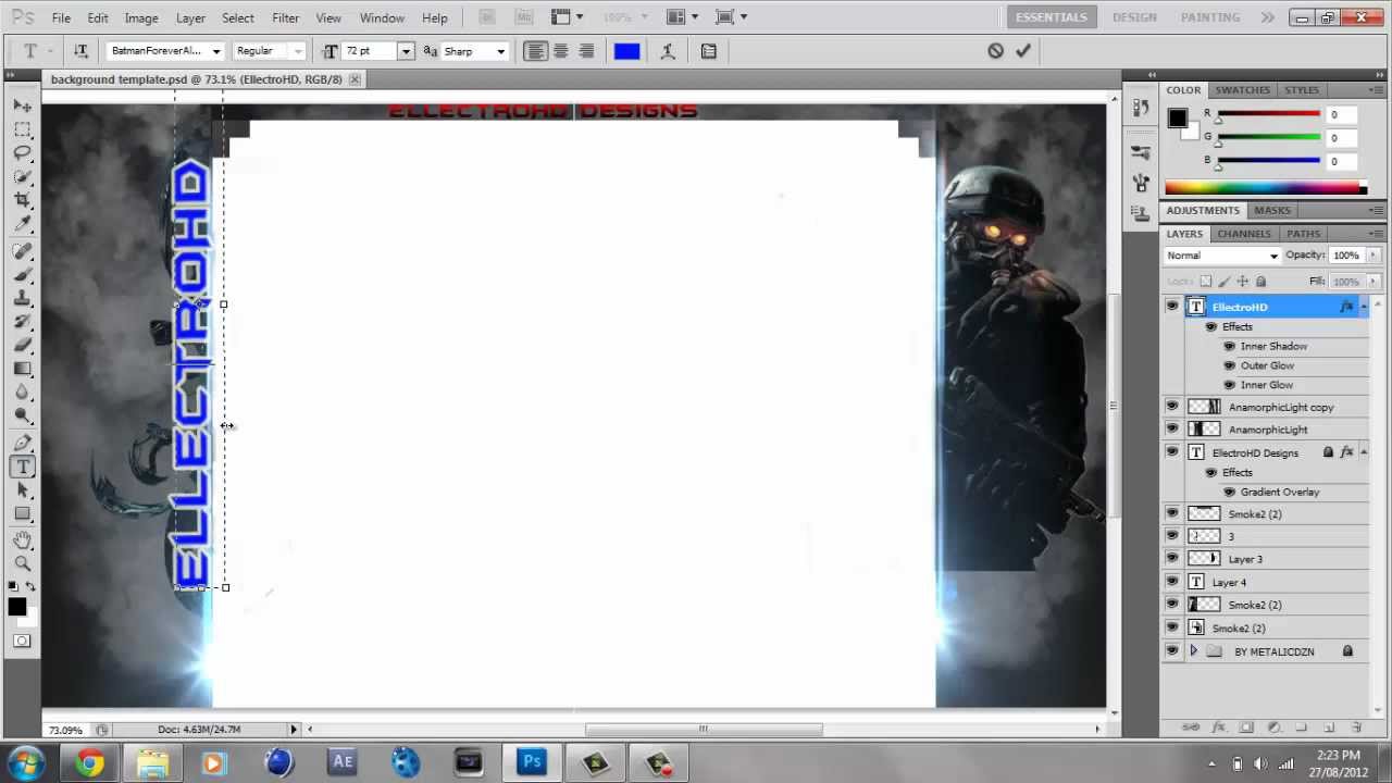 Free Youtube Background Template #3 - EllectroHD