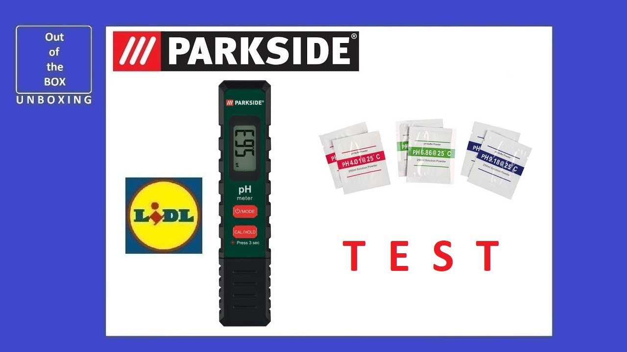 Parkside Digital pH Meter PPHM 14 A1 REVIEW TEST (Lidl 014pH 080C LCD