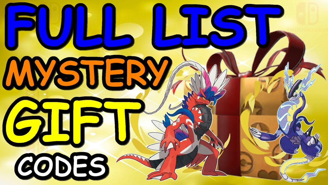 Mystery Gift Codes In Pokemon Scarlet and Violet
