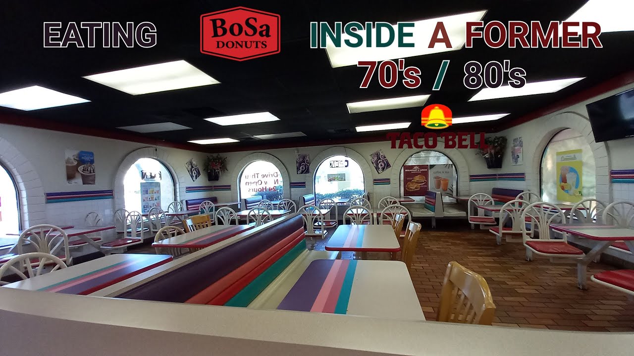 Eating Bosa Donuts Inside A Former 70's/80's Taco Bell Tempe, AZ