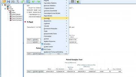 Paired Samples t Test and Wilcoxon