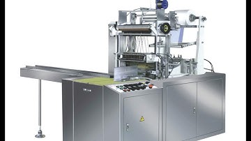 Automatic cellophane wrapping machine for tea boxes adjustable three dimensional packaging equipment