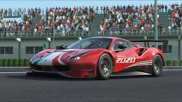 rFactor 2 - Valencia Circuit - Ferrari 488 GT3