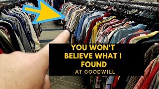 Treasure Hunting at Goodwill YOU WILL NOT BELIEVE WHAT I FOUND