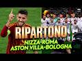 EUROPA LEAGUE 2025: Roma e Bologna ripartono! Nizza-Roma e Aston Villa-Bologna su Sky