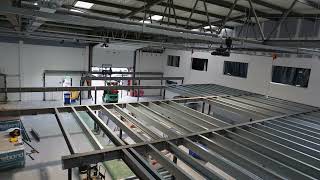 Bristol Tech Office Fit Out: Mezzanine Floor Installation Timelapse