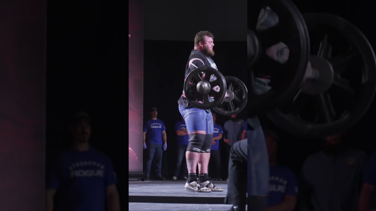 Luke Cheers On Tom Stoltman at Arnold Strongman Classic