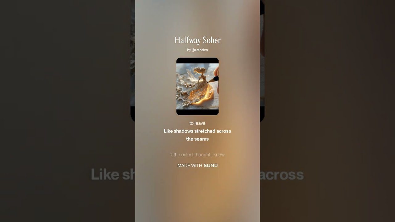 Halfway Sober by Zathalen