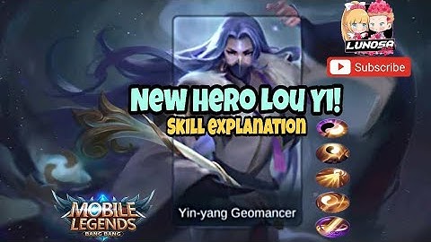 Mobile Legends New Hero Luo Yi Gameplay And Skill Explanation!!