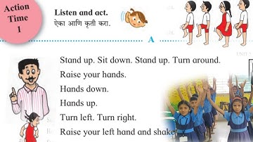 Action Time 1 | action time 1 std 3 | Listen and act | iyatta Teesri | class 3 | standard 3 | action