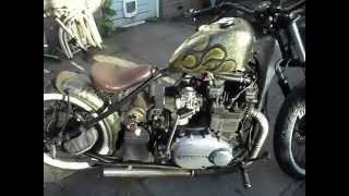 Kawasaki  KZ750 twin csr hardtail bobber 2
