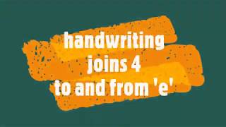 Handwriting Lessons - Joins 4