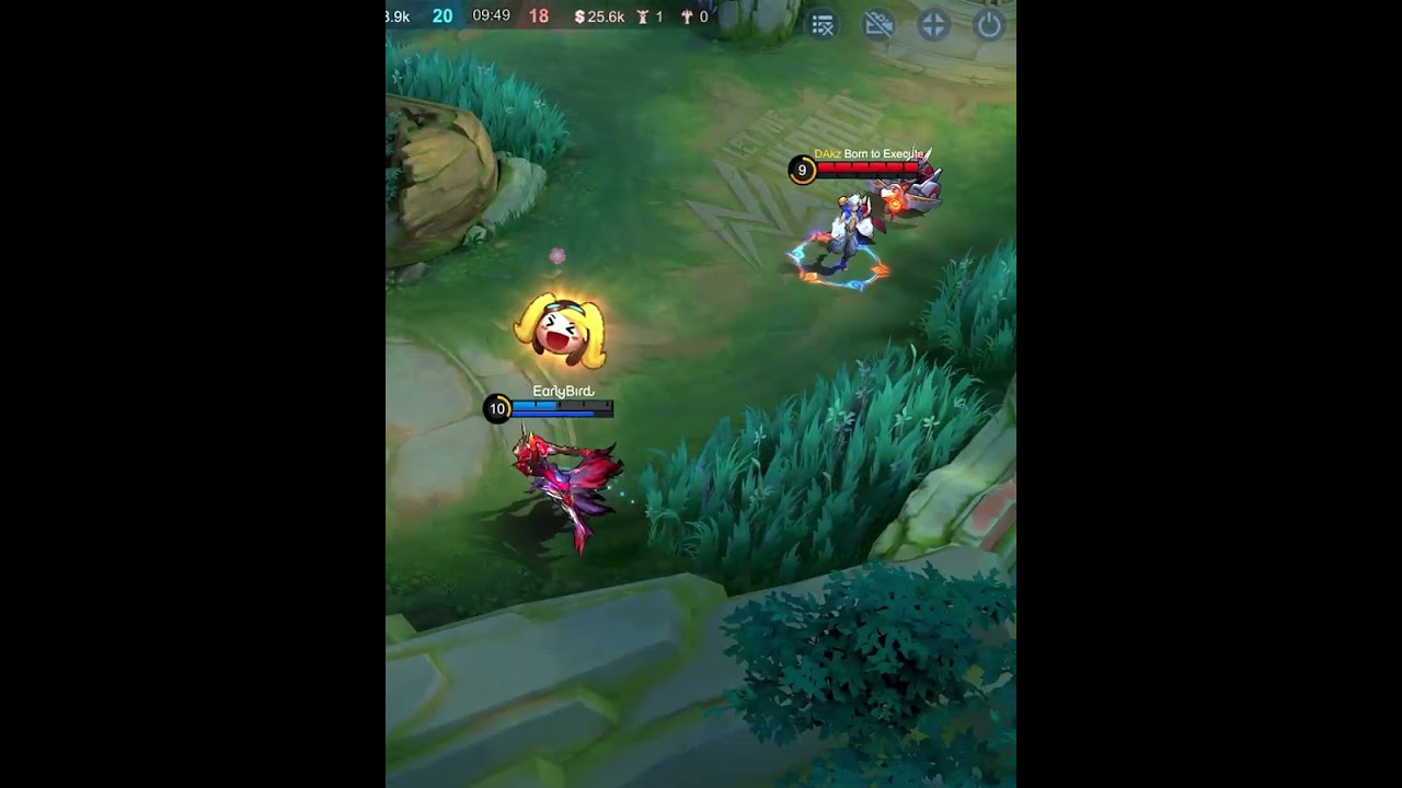 Клинт в облике "Суда души" был загнан в угол врагом 😂 | Скрытное перемещение ~ Mobile Legends: Ba...