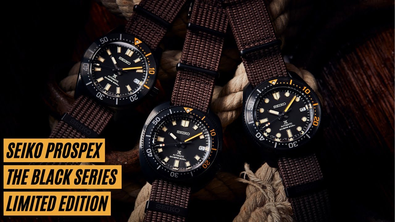 Seiko Black Series makes a welcome return with the stealth of a ninja