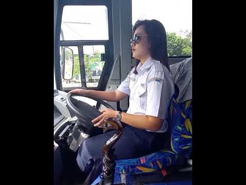 driver cantik Bis Trans Siginjai Jambi
