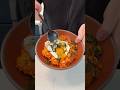 Rotisserie chicken rice hack with kimchi #recipes #viralfood #chickenrice #kimchi