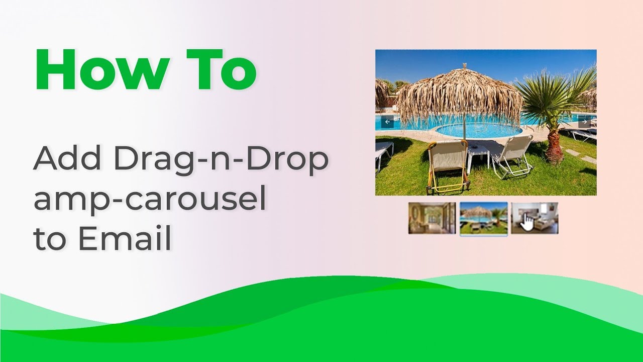 How to add a drag-n-drop AMP-carousel to email with Stripo