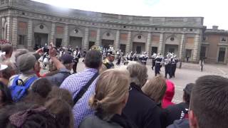 Stockholm. Royal Palace: Changing of the Guard  (2)