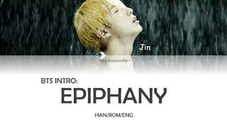 BTS Jin (진) - Intro: Epiphany Lyrics (Han/Rom/Eng) Resimi