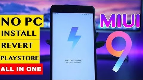 How to install MIUI 9 For Redmi 4A