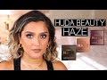 HUDA BEAUTY HAZE OBSESSION PALETTES! Tutorial, Swatches & Review!!