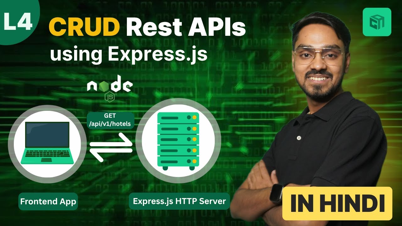 CRUD Rest APIs using Express.js | GET, PUT, POST, DELETE Endpoints ...