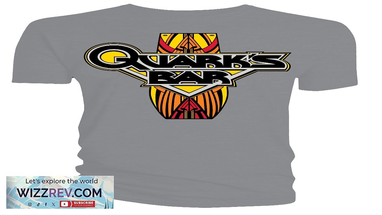 Star Trek: Deep Space Nine: T Shirt: Quark's Bar (Charcoal) Review