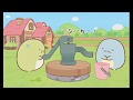 ぺんぎん？とトカゲ：おみずがでないね｜すみっこぐらし