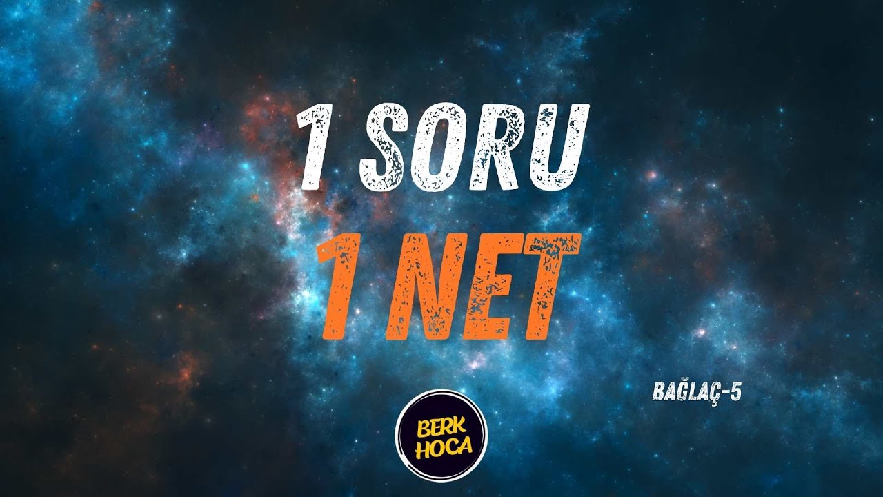 ÖSYM tarzı öğretici bir Bağlaç sorusu | Sorudan öğren | 1 Soru 1 Net | YDT & YDS & YÖKDİL