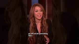 mileycyrus Talks To Ellen In 2010 About The End Of Hannah Montana ellen shorts