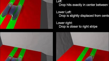 Wetting on striped surface using lattice Boltzmann free-surface method