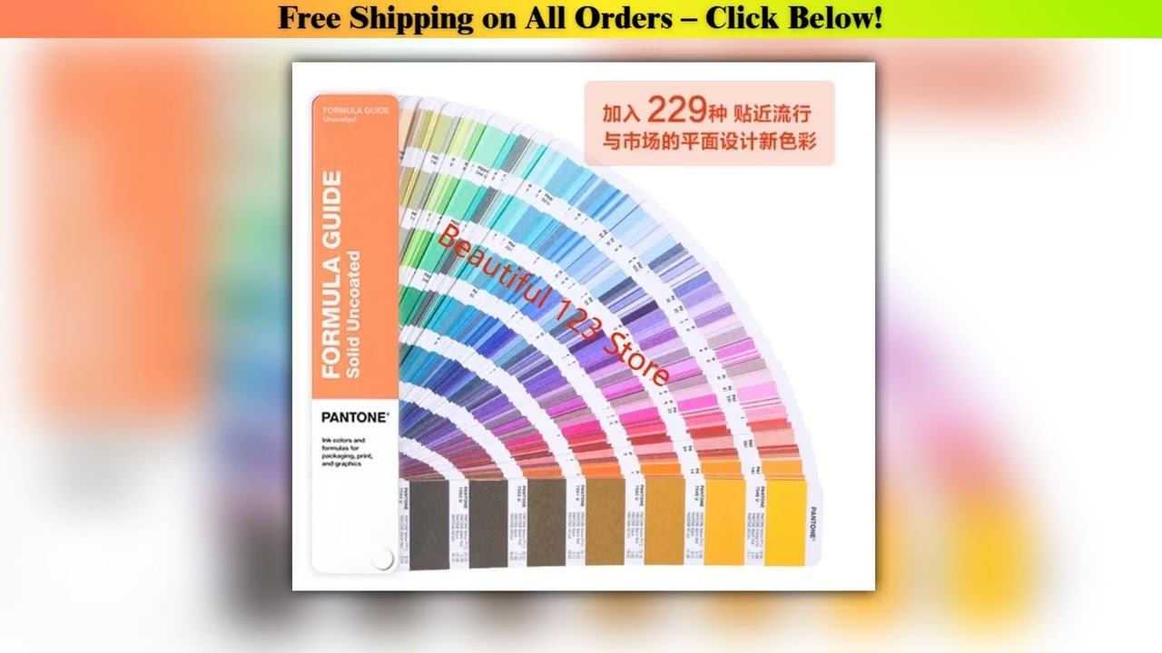 PANTONE PMS International Standard Color Card Printing GP1601B Paint Paint Color Chip of 2390