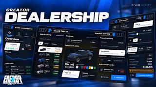 Vehicle Dealership - Standalone - Creator Script for FiveM