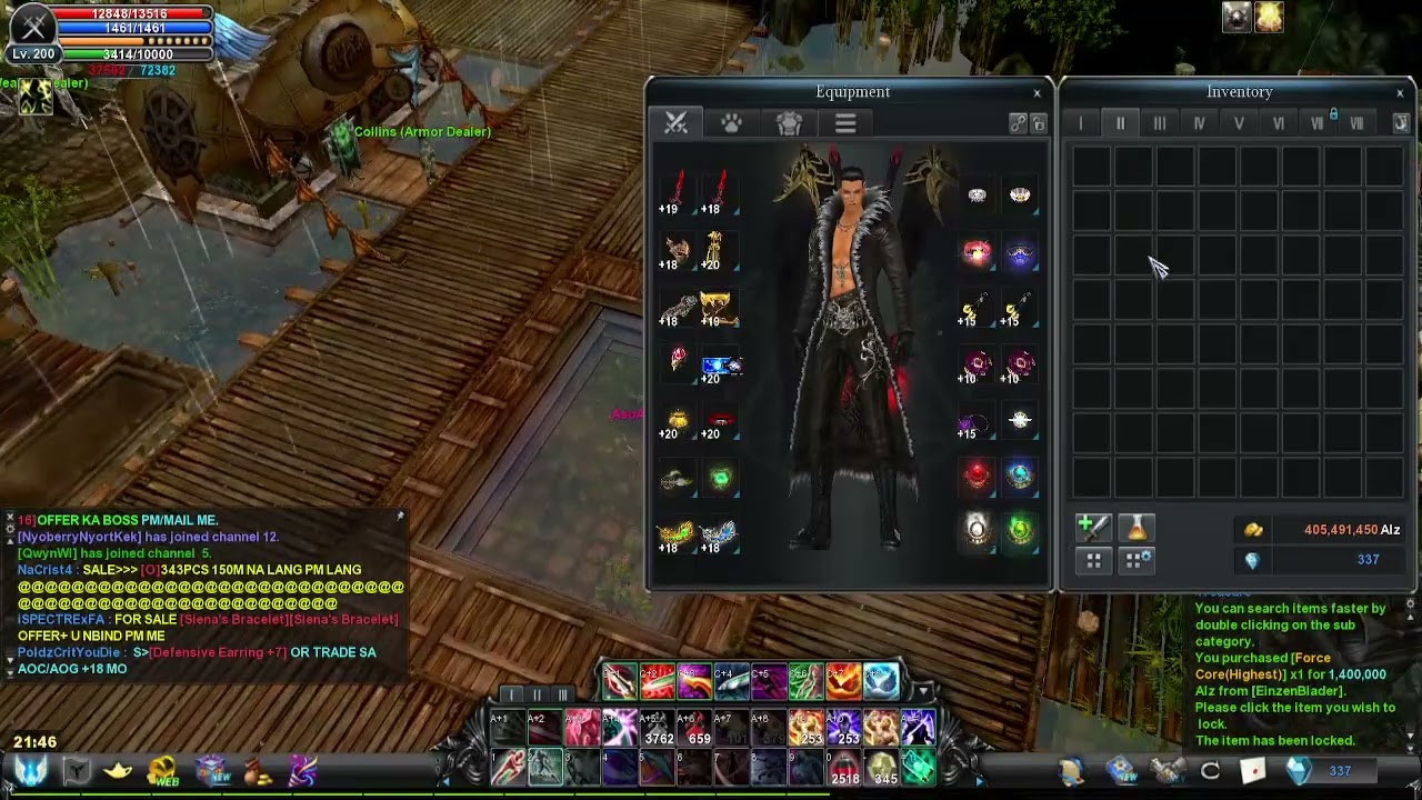 CABAL PH Adding (SSA) Armor Option Scroll Highest To My Palladium