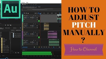 Adobe Audition 48 How to Adjust Pitch Manually in Audition