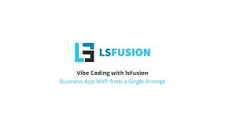 Vibe Coding with lsFusion: Business App MVP from a Single Prompt