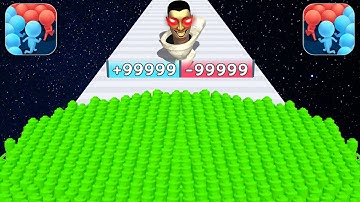 Count Masters, Fat to Fit ... Satisfying Mobile Games Playing 345 TikTok Max Levels HKLSU