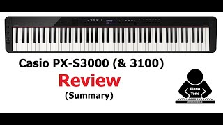 Casio PX-S3000 Review (Summary) - YouTube